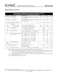 CMPWR025R Datasheet Page 4
