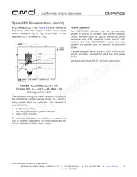 CMPWR025R Datasheet Page 9