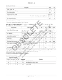 CS52015-3GT3 Datasheet Pagina 2