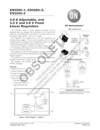 CS5205-1GT3 Datasheet Cover