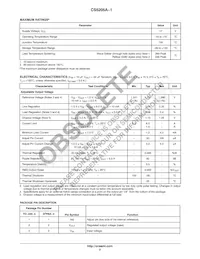 CS5205A-1GT3 Datasheet Page 2