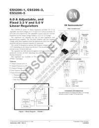 CS5206-5GT3 Datasheet Cover