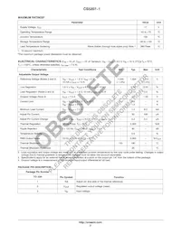 CS5207-1GT3 Datasheet Page 2