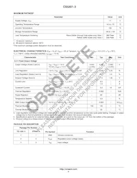 CS5207-3GT3 Datasheet Page 2