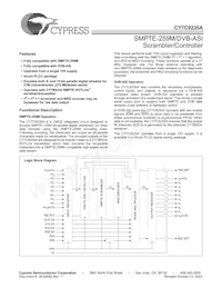 CY7C9235A-270JXC Datasheet Cover