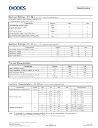 DFBR030U3LP-13 Datasheet Page 2