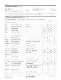 EL7584IRZ-T7 Datasheet Page 2