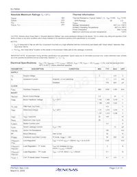 EL7585AILZ-T7 Datasheet Page 2