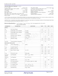 EL7642ILTZ-T13 Datasheet Page 3