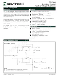 EZ1588CM-3.3TRT Datasheet Cover