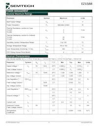 EZ1588CM-3.3TRT Datasheet Page 2