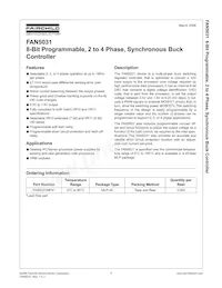FAN5031MPX Datasheet Cover