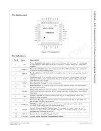 FAN5033MPX Datasheet Page 3