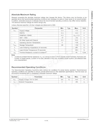 FAN5033MPX Datasheet Page 5