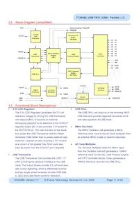 FT245BL-TRAY Datasheet Page 5