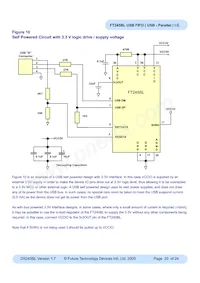 FT245BL-TRAY Datasheet Page 20