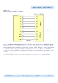 FT245BL-TRAY Datasheet Page 22
