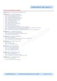FT245BQ-REEL Datasheet Page 23