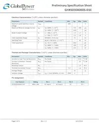 GHXS030A060S-D1E Datasheet Page 2