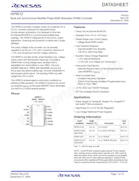 HIP6012CV-T Datasheet Cover