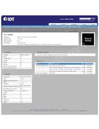 IDT76T1200BH Datasheet Copertura