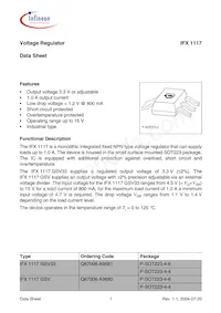 IFX1117GS V33 Datasheet Copertura