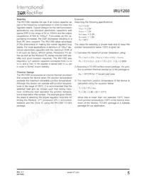 IRU1260CMTR Datasheet Page 5