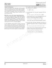 IRU1260CMTR Datasheet Pagina 6