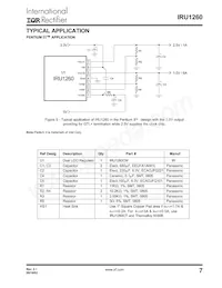 IRU1260CMTR Datasheet Page 7