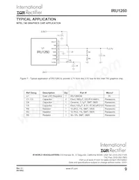 IRU1260CMTR Datasheet Page 9