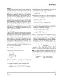 IRU1260CT Datasheet Page 5