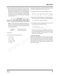 IRU1261CT Datasheet Page 5