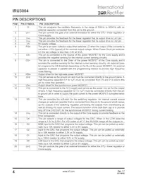 IRU3004CWTR Datasheet Page 4
