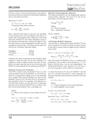 IRU3004CWTR Datasheet Page 12