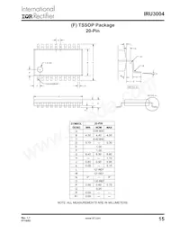 IRU3004CWTR Datasheet Page 15