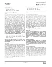 IRU3007CWTR Datasheet Page 14