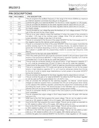 IRU3013CWTR Datasheet Page 4