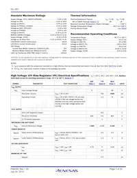 ISL1801IVZ-T數據表 頁面 7