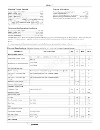 ISL6217CVZ-T Datasheet Page 5