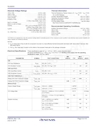 ISL6263CHRZ-T Datasheet Page 5