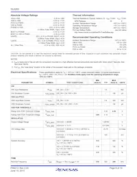 ISL6263CRZ-T Datasheet Page 6