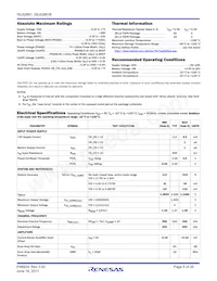 ISL62881BHRTZ Datasheet Page 5