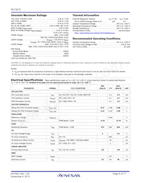 ISL78210ARUZ-T Datasheet Page 5