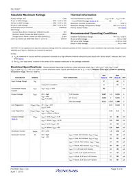 ISL78307FBECZ-T7A Datasheet Page 3
