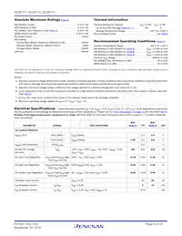 ISL80113IRAJZ-T Datasheet Page 4