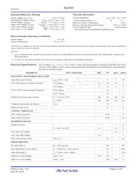 ISL8101IRZ-T Datasheet Page 4
