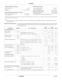 ISL9003IEJZ-T Datasheet Page 3