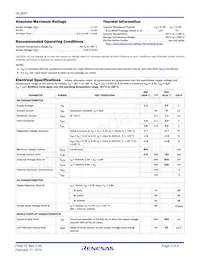 ISL9007IUNZ Datasheet Page 3