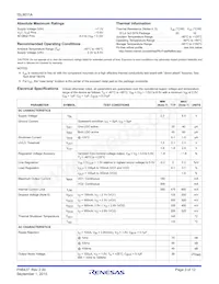 ISL9011AIRBJZ-T Datasheet Page 3