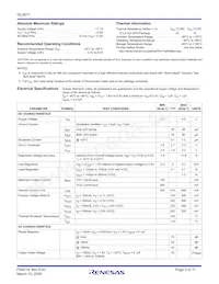 ISL9011IRMNZ-T Datasheet Page 3